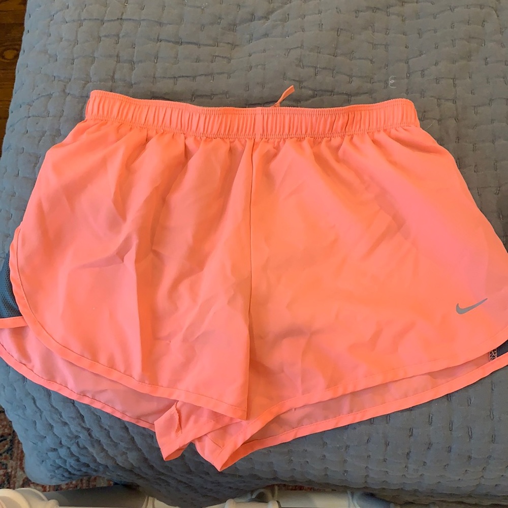 Neon Orange Nike Shorts